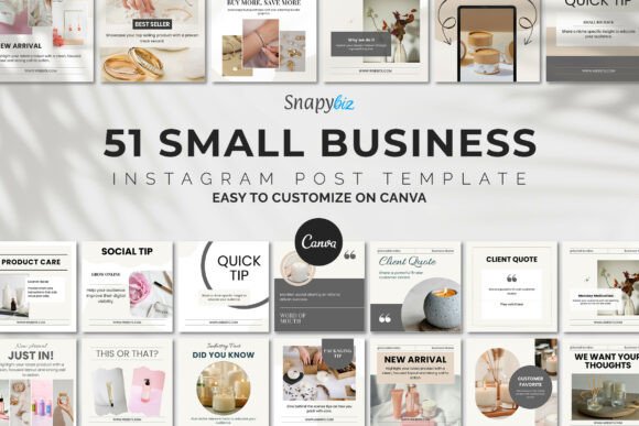 Download Small Business Canva Instagram Template - Business Collection