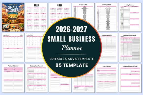 Download 2026–2027 Small Business Planner KDP - Business Collection