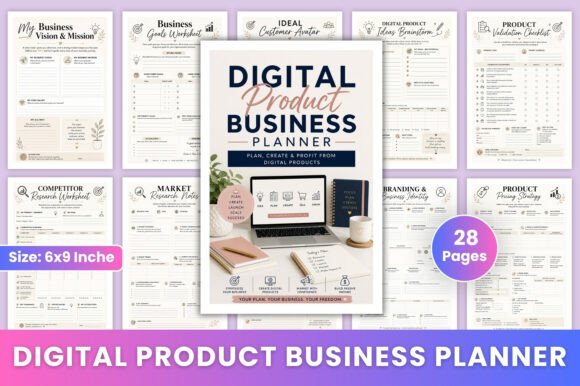 Download Digital Product Business Planner - Business Collection