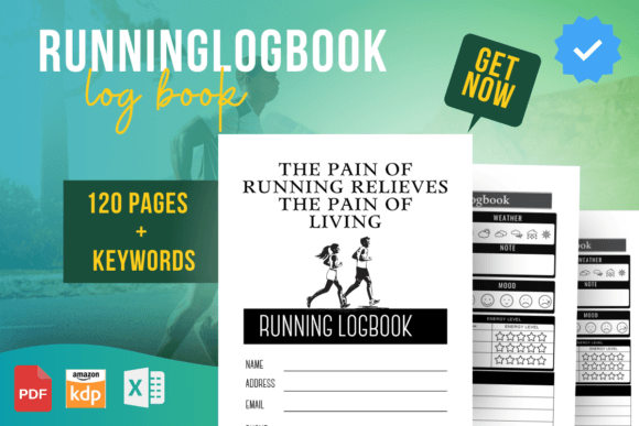 Download Running Logbook Weekly Running Log | KDP - Premium Resources