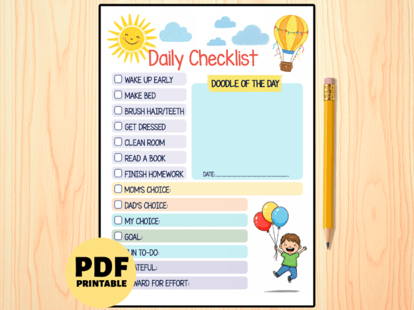 Download Kids Daily Checklist Printable - Daily checklist Collection