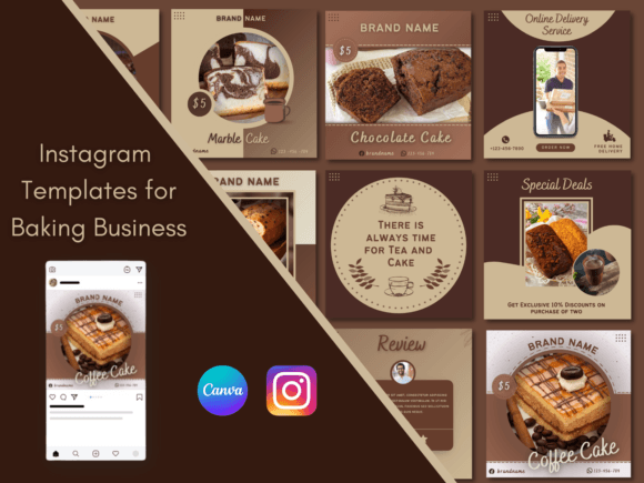 Download Canva Templates for Baking Business - Business Collection