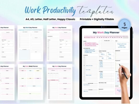 Download Work Day Planner Business Office Journal - Business Collection